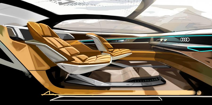 Эскиз Audi Aicon Concept 2017 года  (фото 38 из 48)